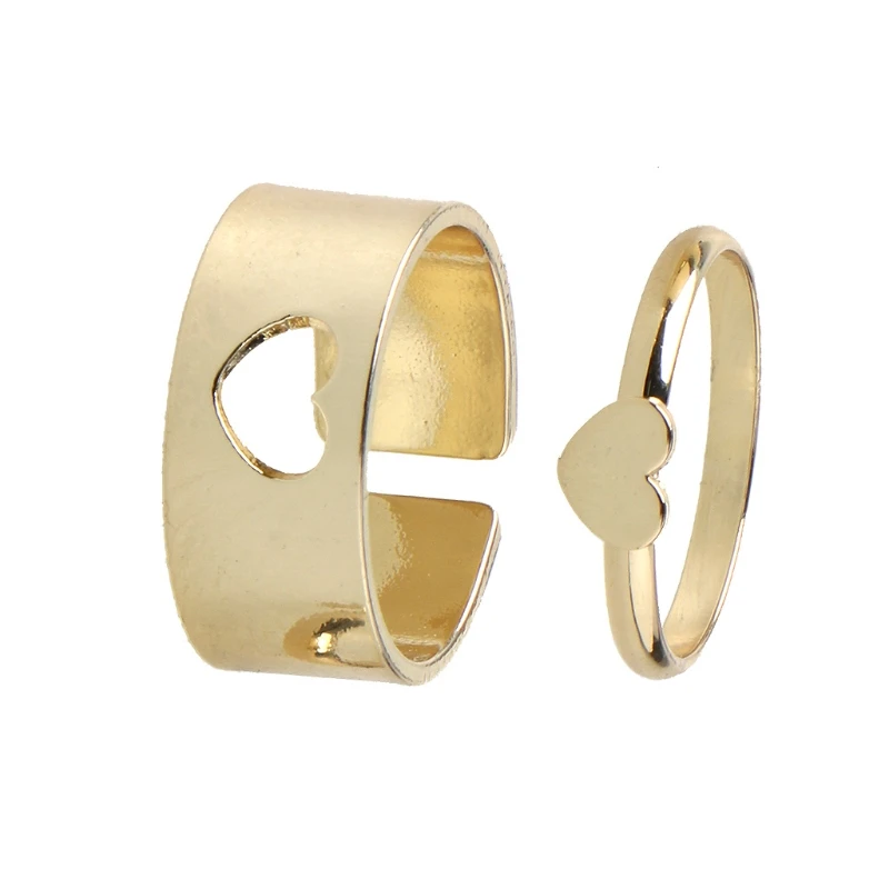 2021 New 2 PCs Unisex Peach Heart Ring Hollow Ring Ins Girl Vintage Ring Opening Adjustable Ring Ring Set For Women Men
2021 New 2 PCs Unisex Peach Heart Ring Hollow Ring Ins Girl Vintage Ring Opening Adjustable Ring Ring Set For Women Men
