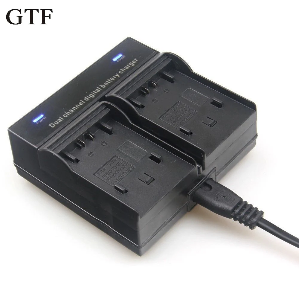 GTF Digital camera Battery Dual charger NPFV100 FV70 FV50 FV30 FH70 FH70 FH70 FH50 FP70 FP90 battery charger
GTF Digital camera Battery Dual charger NPFV100 FV70 FV50 FV30 FH70 FH70 FH70 FH50 FP70 FP90 battery charger