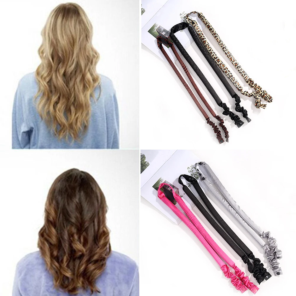 

Sleeping Hair Rollers Flexible Curling Rods Magic Wave Hair Curler No Heat Spiral Pear Flower Curling Iron Modeling Accessories