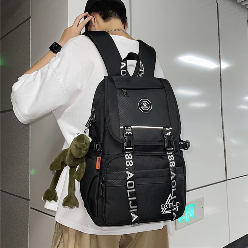 

Tear-proof Strong Quality Nylon Backpack Bag New Fashion Sport Unisex Knapsack Bag Men Rucksack Dural Use Travelling Backpack