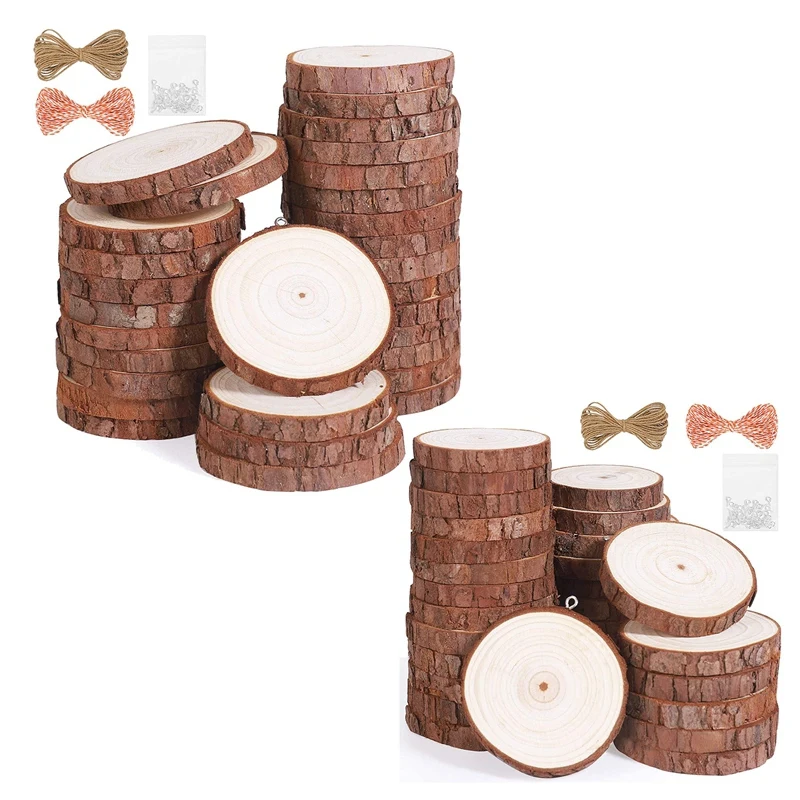 Promotion! Natural Wood Slices 30Pcs Unfinished Wood Kit,Wooden Circles for Christmas Ornaments Wedding DIY Crafts
Promotion! Natural Wood Slices 30Pcs Unfinished Wood Kit,Wooden Circles for Christmas Ornaments Wedding DIY Crafts