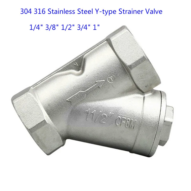 304 316 нержавеющая сталь y-подобный фильтр клапан GL11W-16P 1/4 &quot3/8" 1/2 &quot3/4" 1