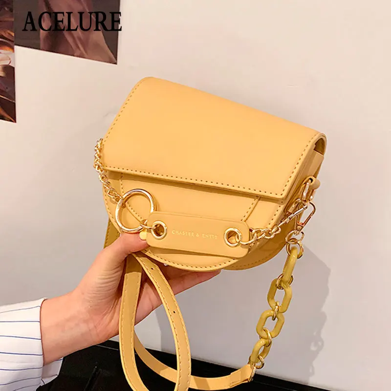 ACELURE Solid Color Ladies Shopping Purse Hand Bags Small Saddle Bags Fashion 2021 Fashion Shoulder Crossbody Bag Bolsa Feminina
ACELURE Solid Color Ladies Shopping Purse Hand Bags Small Saddle Bags Fashion 2021 Fashion Shoulder Crossbody Bag Bolsa Feminina