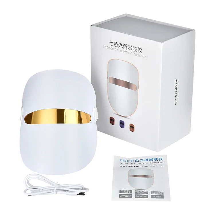 led therapy mask for face fashion red light therapy infrared 7 colors skin tightening wrinkles removal machine Whitening device
led therapy mask for face fashion red light therapy infrared 7 colors skin tightening wrinkles removal machine Whitening device