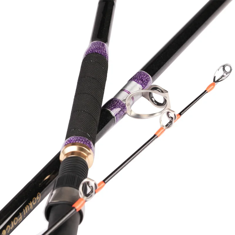 2.4m/2.7m deep sea boat fishing rod super hard No. 200 cod boat rod spinning/casting handle solid resin rod tip more flexible
2.4m/2.7m deep sea boat fishing rod super hard No. 200 cod boat rod spinning/casting handle solid resin rod tip more flexible