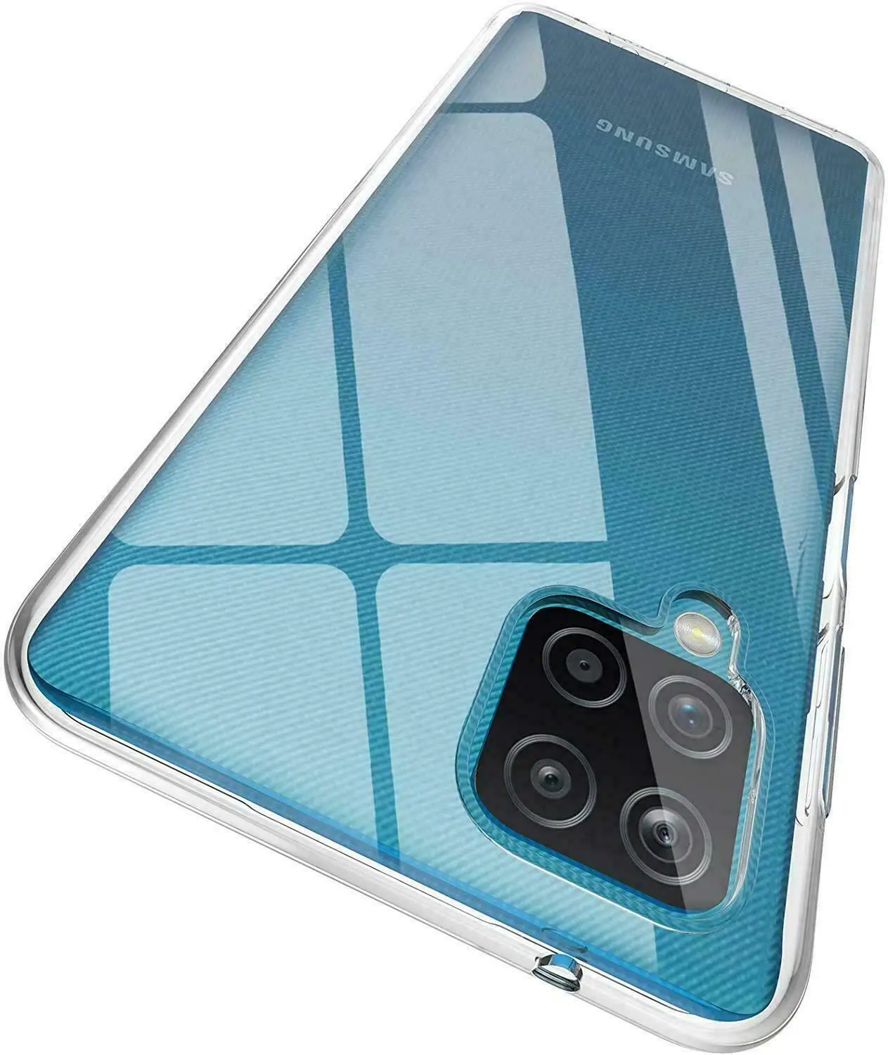 For Samsung Galaxy A12 Case, Clear Silicone Gel Phone Cover + Screen Protector
For Samsung Galaxy A12 Case, Clear Silicone Gel Phone Cover + Screen Protector