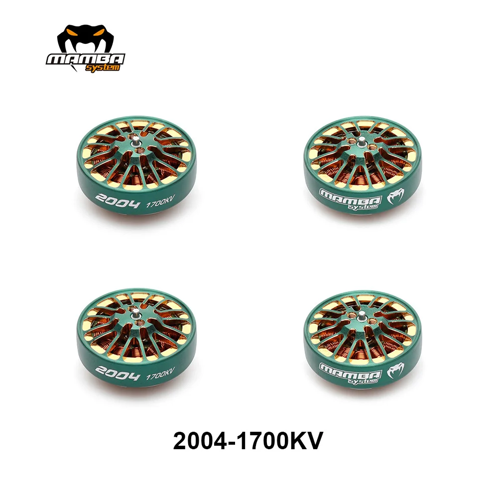 DIATONE MAMBA TOKA 2004 1700KV/2900KV бесщеточный двигатель гоночный зеленый костюм для 3.5in 5in Props