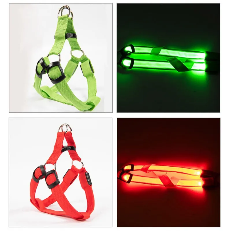 USB Charge LED Nylon Pet Dog Cat Harness Led Flashing Light Harness Collar Pet Safety Led Leash Rope Belt Dog Accessories
USB Charge LED Nylon Pet Dog Cat Harness Led Flashing Light Harness Collar Pet Safety Led Leash Rope Belt Dog Accessories