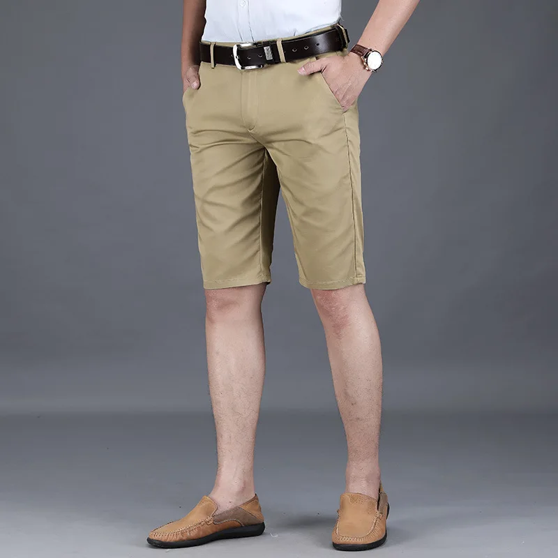 Summer Men's Thin Business Casual Khaki Shorts Korean Straight Black Five-point Pants High Quality Comfortable Navy Shorts 28-42
Summer Men's Thin Business Casual Khaki Shorts Korean Straight Black Five-point Pants High Quality Comfortable Navy Shorts 28-42