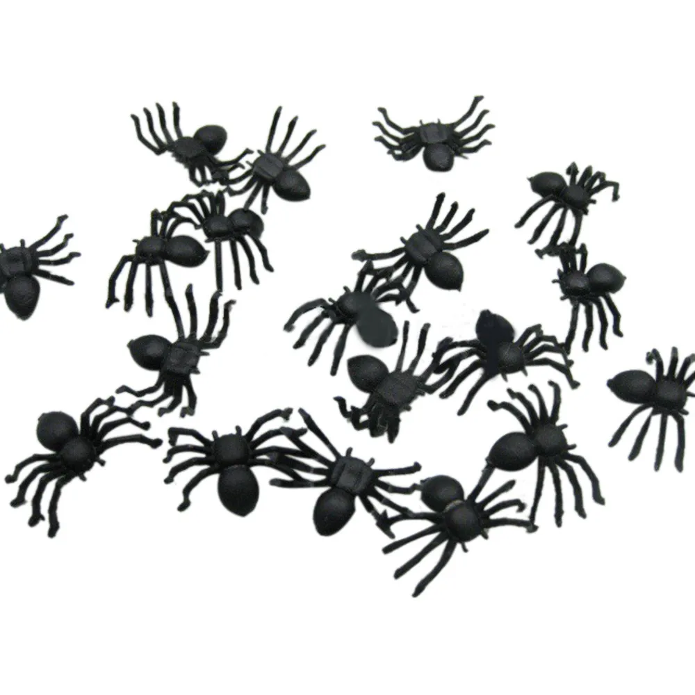 Novelty 50pcs Horrible Black Spider Haunted Spider Shape Supplies Simulation Tricky Toy Halloween Gag Practical Jokes Toys
Novelty 50pcs Horrible Black Spider Haunted Spider Shape Supplies Simulation Tricky Toy Halloween Gag Practical Jokes Toys
