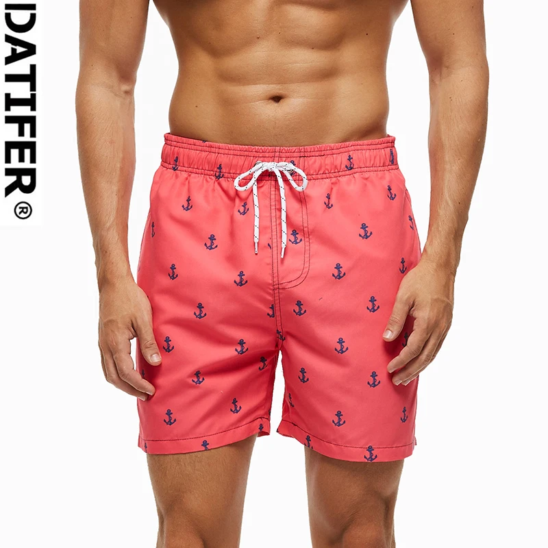 Мужские пляжные шорты от бренда Datifer летние мужские спортивные для бега фитнеса