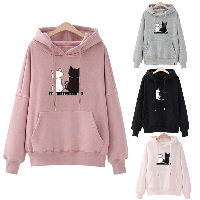 Cute Oversized Hoodie Cord College Women Streetwear Soft Sweatshirt Loose Poleron 2021 Cat Printed Kangaroo Pocket Hoodie Casual
Cute Oversized Hoodie Cord College Women Streetwear Soft Sweatshirt Loose Poleron 2021 Cat Printed Kangaroo Pocket Hoodie Casual