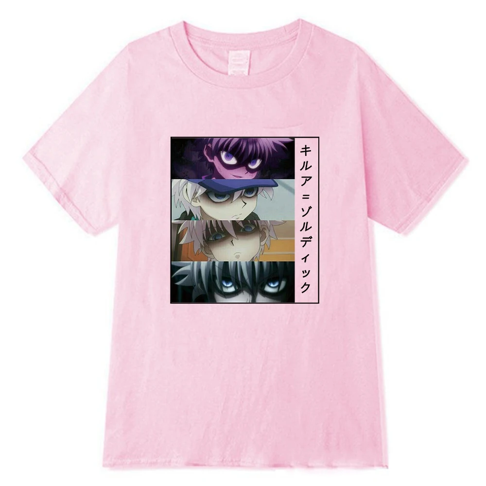 Hunter X Hunter Killua O-Neck Tee Tops Japanese Classic Comic T-shirt Summer harajuku short sleeves Personality Tops for Men
Hunter X Hunter Killua O-Neck Tee Tops Japanese Classic Comic T-shirt Summer harajuku short sleeves Personality Tops for Men