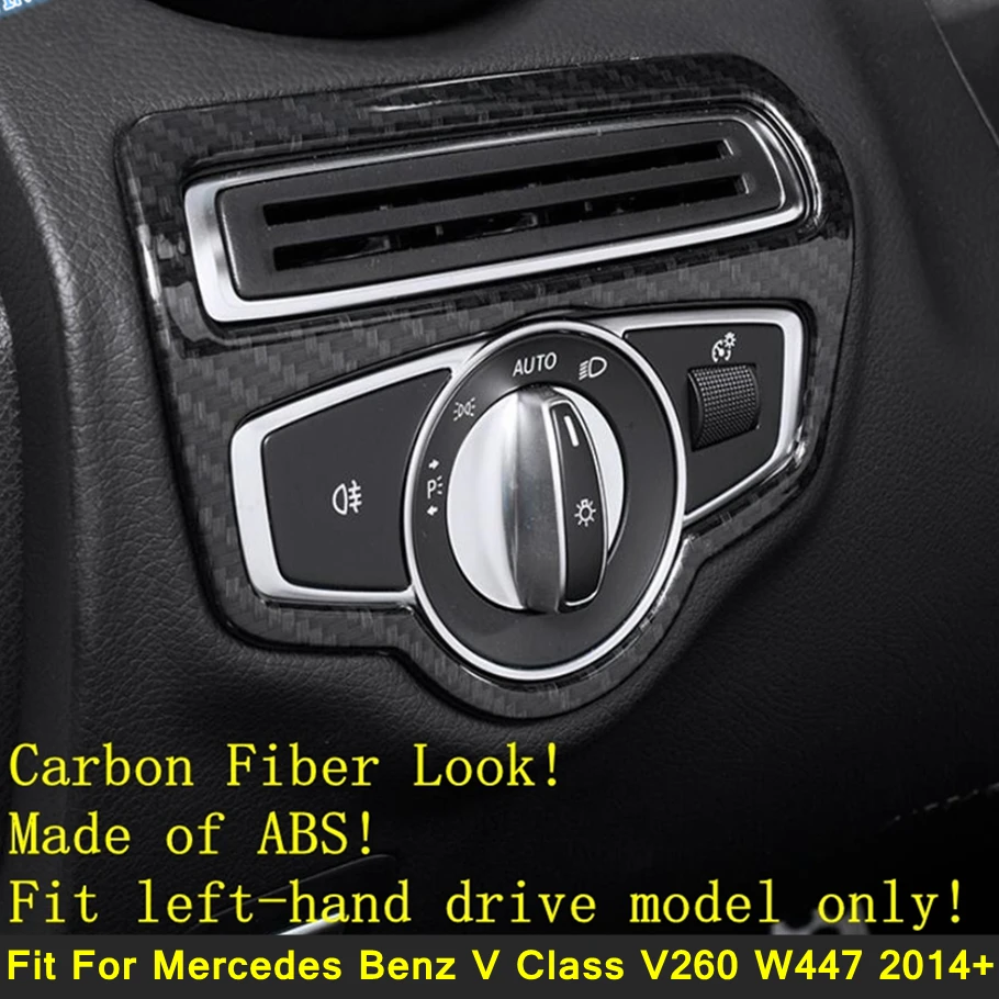 Lapetus Head Lights Switch Button Cover Trim ABS For Mercedes Benz V Class V260 W447 2014 - 2021 Matte / Carbon Fiber Interior
Lapetus Head Lights Switch Button Cover Trim ABS For Mercedes Benz V Class V260 W447 2014 - 2021 Matte / Carbon Fiber Interior
