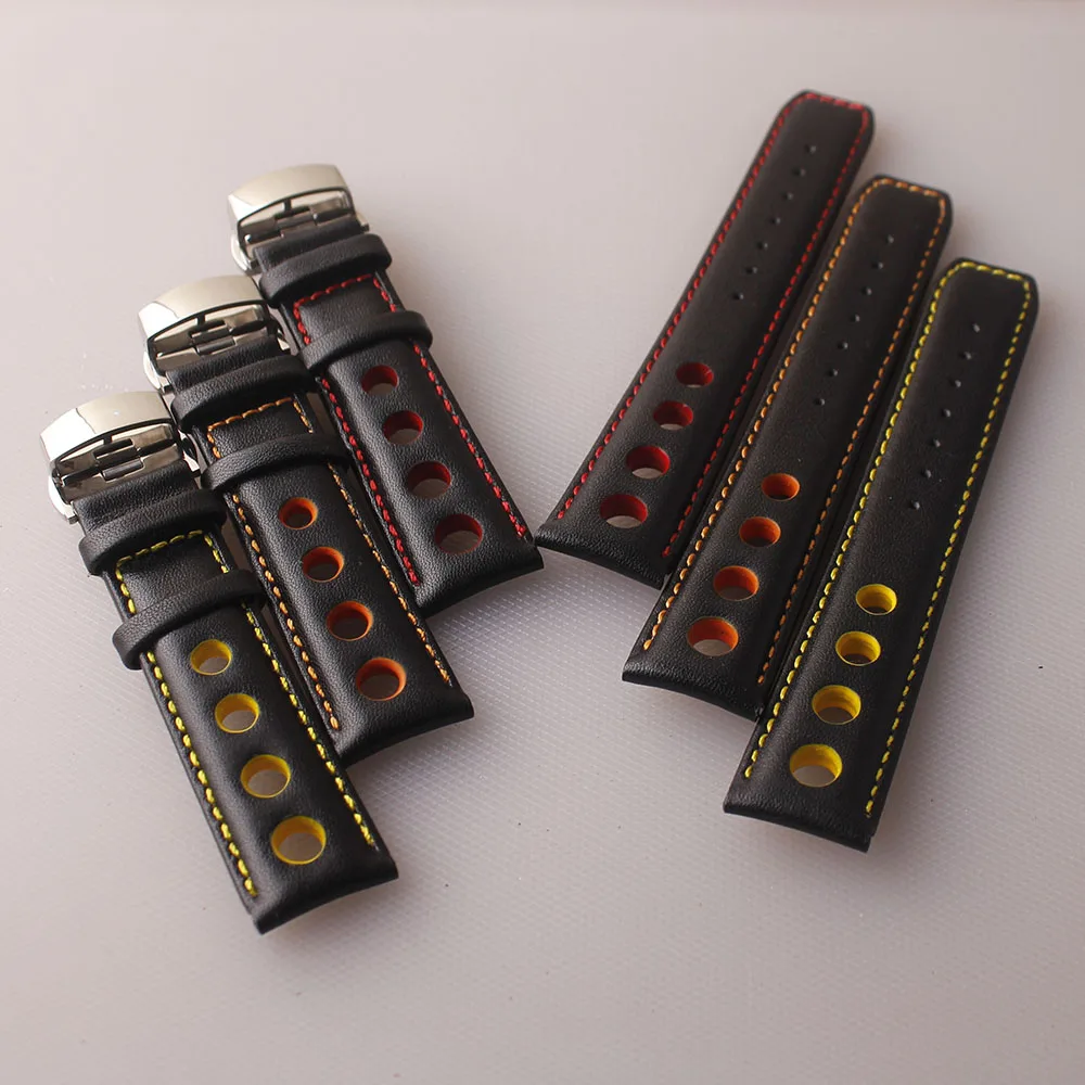 Watchband 20mm Calf Genuine Leather Watch Band Alligator Grain Bracelets Straps for Tissot Prc200 Racing Driving Watch mens band
Watchband 20mm Calf Genuine Leather Watch Band Alligator Grain Bracelets Straps for Tissot Prc200 Racing Driving Watch mens band