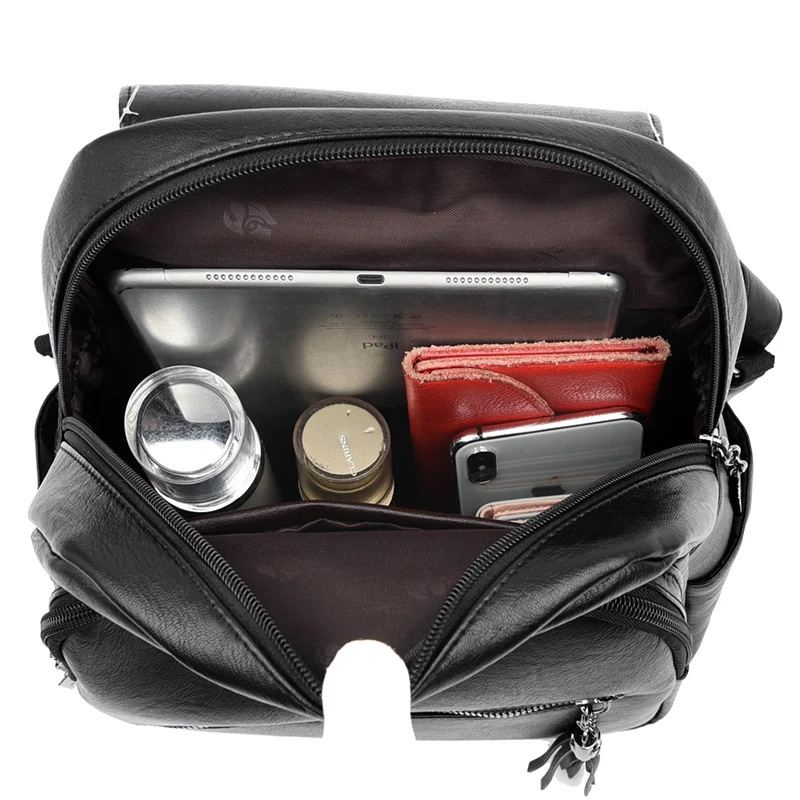 Lanyibaige 2020 New Women leather backpack women travel backpack high quality School Bag Girls shoulder bag Lady backpack
Lanyibaige 2020 New Women leather backpack women travel backpack high quality School Bag Girls shoulder bag Lady backpack