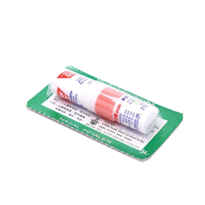1pc Thailand Nasal Inhaler Hot Summer Use Prevent Sunstroke Anti-influenza 
1pc Thailand Nasal Inhaler Hot Summer Use Prevent Sunstroke Anti-influenza