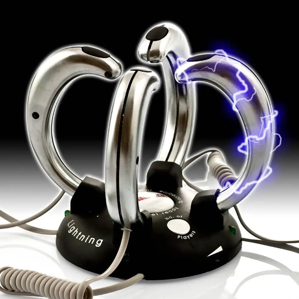 hot 4-Person Paladone Reloading Electric Shock Bar Party Entertainment Desktop Game Lightning Reaction JokeParty Adult Trick Toy
hot 4-Person Paladone Reloading Electric Shock Bar Party Entertainment Desktop Game Lightning Reaction JokeParty Adult Trick Toy