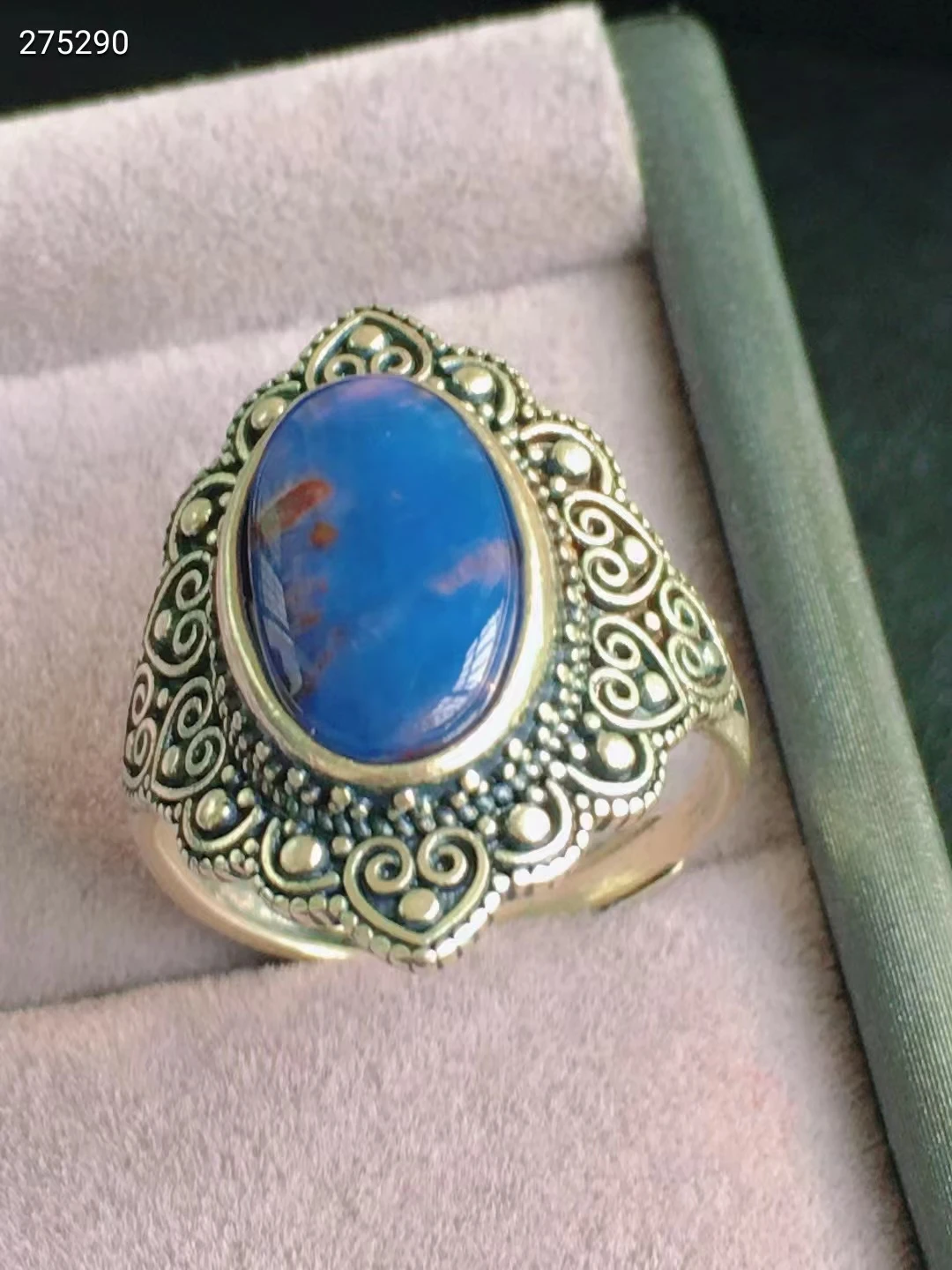 Genuine Natural Blue Sugilite Adjustable Size Ring 20.2-25.7mm Gemstone South Africa Bead Round Oval 925 Sterling Silver AAAAAA
Genuine Natural Blue Sugilite Adjustable Size Ring 20.2-25.7mm Gemstone South Africa Bead Round Oval 925 Sterling Silver AAAAAA