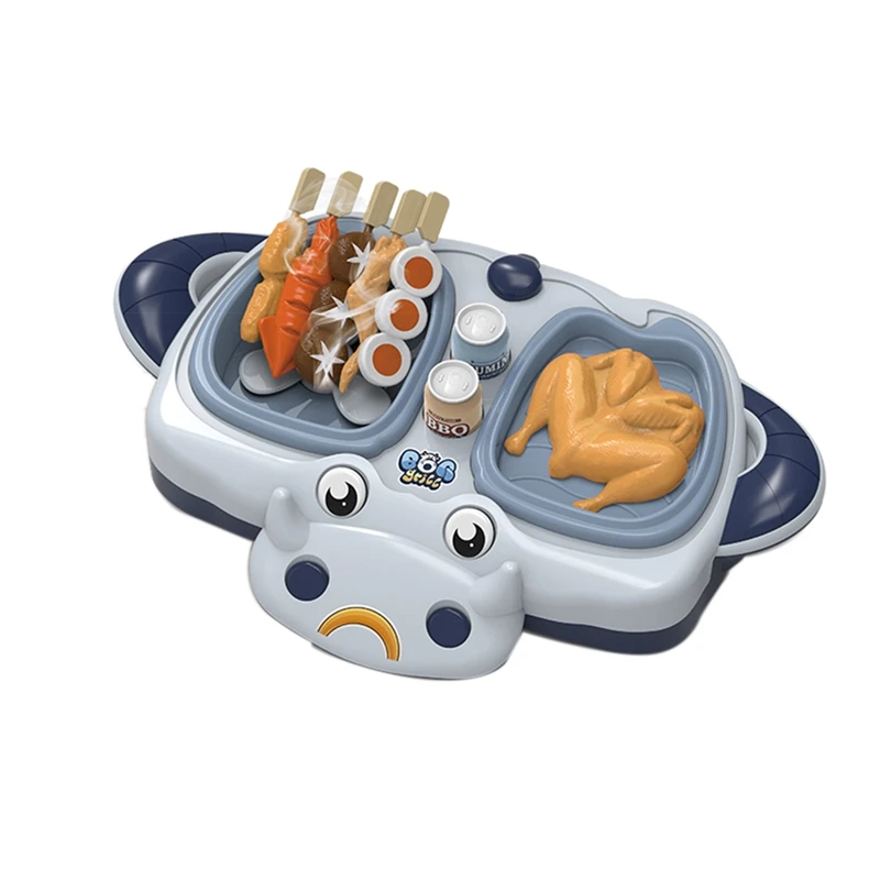 Barbecue Grill Toy Set Spray BBQ Toy Cooking Playset Kids Pretend Role Play Game Food Sets Kitchen Set for Children 
Barbecue Grill Toy Set Spray BBQ Toy Cooking Playset Kids Pretend Role Play Game Food Sets Kitchen Set for Children