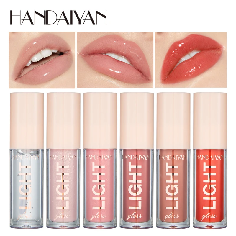 HANDAIYAN 12Color Lipstick High-gloss Mirror Water Gloss Lacquered Glass Lip Dense Moisturizing Pearlescent Lip Gloss Cosmetic
HANDAIYAN 12Color Lipstick High-gloss Mirror Water Gloss Lacquered Glass Lip Dense Moisturizing Pearlescent Lip Gloss Cosmetic