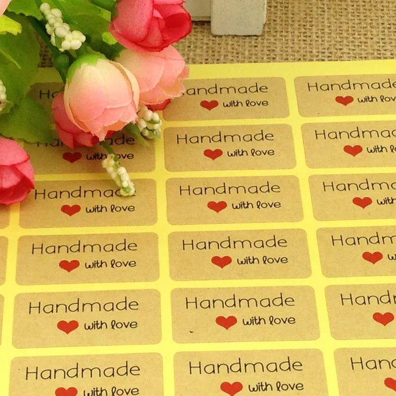 1200 Pcs Candy paper tags/Thank You love self-adhesive stickers kraft label sticker For DIY Hand Made with love Gift Cake
1200 Pcs Candy paper tags/Thank You love self-adhesive stickers kraft label sticker For DIY Hand Made with love Gift Cake