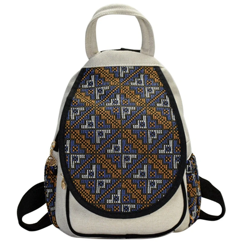 Fashion Striped Print Ladies Small Backpack Ethnic Ladies Backpack Wild Cute Canvas Embossed Cover Backpack
Fashion Striped Print Ladies Small Backpack Ethnic Ladies Backpack Wild Cute Canvas Embossed Cover Backpack
