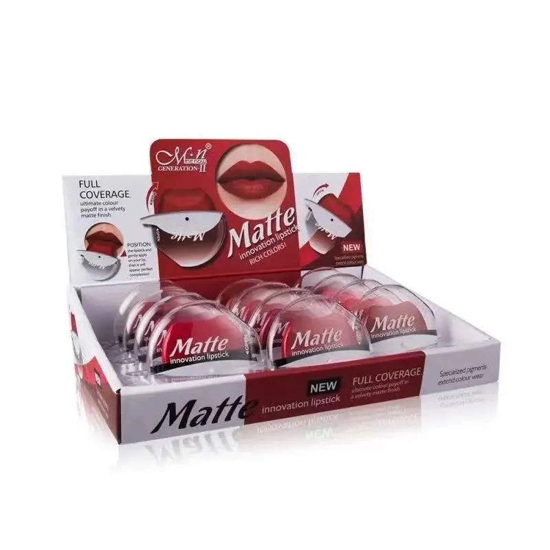 Lipstick For Lazy Easy To Use Velvet Pigmented Sexy 12 Pcs / Lot Box
Lipstick For Lazy Easy To Use Velvet Pigmented Sexy 12 Pcs / Lot Box
