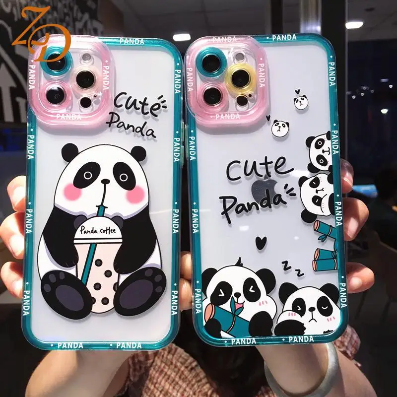 Lens Protection Phone Case For iPhone 11 13 12 Pro Max Mini X Xs Max Xr 7 8 Plus Se 2020 Transparent Cute Panda Phone Cover
Lens Protection Phone Case For iPhone 11 13 12 Pro Max Mini X Xs Max Xr 7 8 Plus Se 2020 Transparent Cute Panda Phone Cover