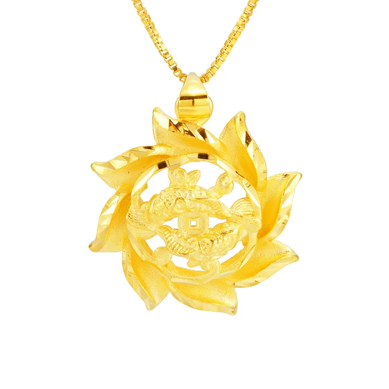 Simple Fashion Flowers Fish Sun Choker Necklaces for Women Charming Dubai 24K Gold Chain Pendant Necklaces Mother's Day Gifts
Simple Fashion Flowers Fish Sun Choker Necklaces for Women Charming Dubai 24K Gold Chain Pendant Necklaces Mother's Day Gifts