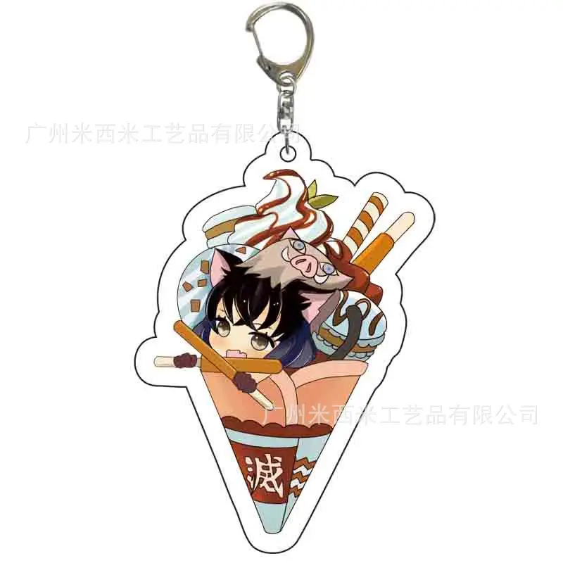 JAPAN Anime Kimetsu No Yaiba Keychain Acrylic Ice cream Stainless Steel Key Pendant Demon Slayer Gift Jewelr
JAPAN Anime Kimetsu No Yaiba Keychain Acrylic Ice cream Stainless Steel Key Pendant Demon Slayer Gift Jewelr