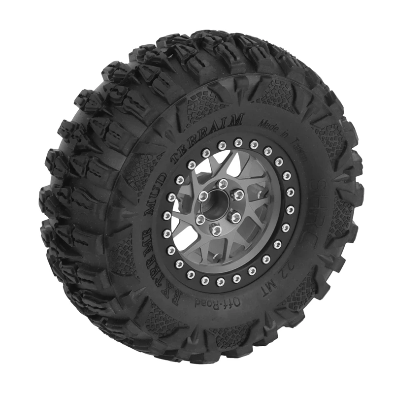4Pcs 2.2Inch Beadlock Wheel Rim Tires Set for 1/10 RC Crawler Car Axial SCX10 RR10 Wraith Traxxas TRX4
4Pcs 2.2Inch Beadlock Wheel Rim Tires Set for 1/10 RC Crawler Car Axial SCX10 RR10 Wraith Traxxas TRX4