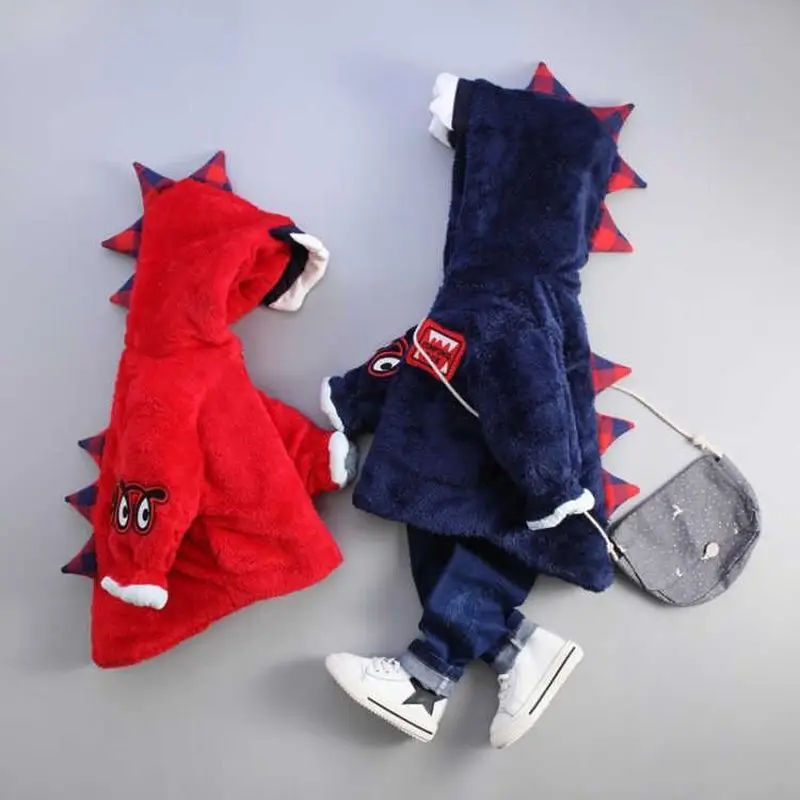 Children's Dinosaur Wool Cotton-padded Coat Warm Fleece Boys and Girls Clothes 1-7 Years Old Thickened Autumn/Winter Kids Coat
Children's Dinosaur Wool Cotton-padded Coat Warm Fleece Boys and Girls Clothes 1-7 Years Old Thickened Autumn/Winter Kids Coat