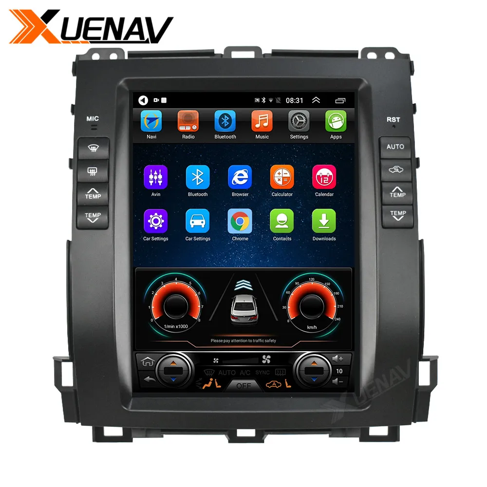 Android Tesla Radio Car Multimedia Player GPS Navigation For-Toyota Land Cruiser Prado 2002-09 Vertical Touch Screen Auto Radio
Android Tesla Radio Car Multimedia Player GPS Navigation For-Toyota Land Cruiser Prado 2002-09 Vertical Touch Screen Auto Radio