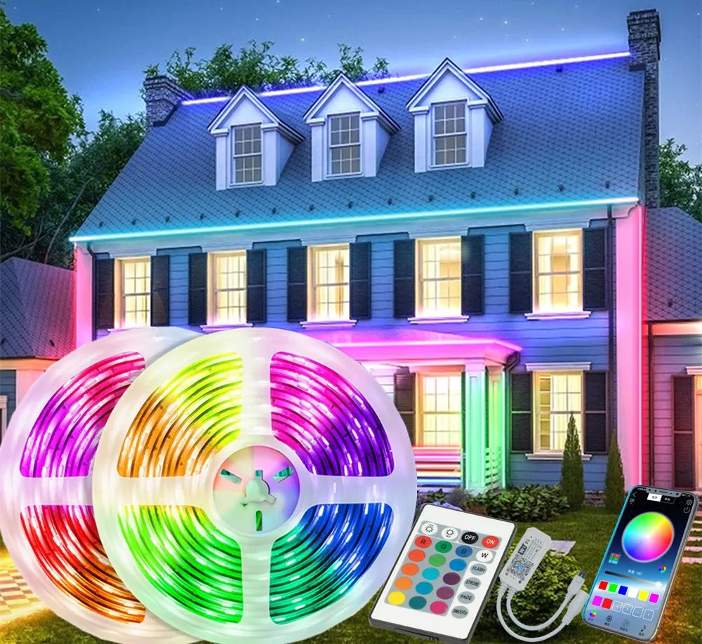 Smart LED strip 66 feet (about 20 meters) WiFi RGB 5050 color changing light 20M is suitable for bedroom TV kitchen bar party
Smart LED strip 66 feet (about 20 meters) WiFi RGB 5050 color changing light 20M is suitable for bedroom TV kitchen bar party
