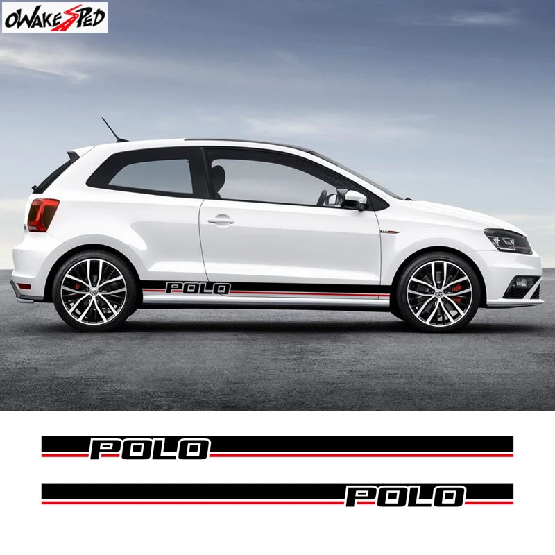 Car Door Side Skirt Sport Stripes Both Side Body Decor Sticker For Volkswagen-POLO GTI-R LINE-R WRC-TSI Racing Decal Accessories
Car Door Side Skirt Sport Stripes Both Side Body Decor Sticker For Volkswagen-POLO GTI-R LINE-R WRC-TSI Racing Decal Accessories