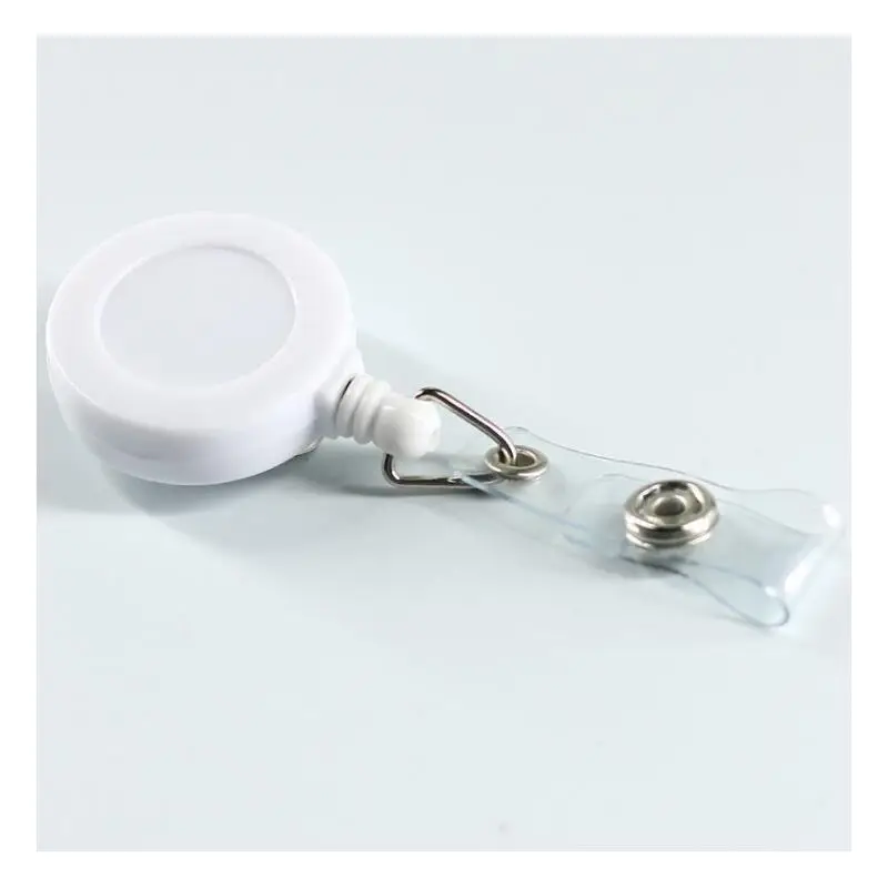 White Employee's Staff Card Holder with Retractable Badge Reel Identity Bus ID Card Holder Case with Keychain Nurse Accessories
White Employee's Staff Card Holder with Retractable Badge Reel Identity Bus ID Card Holder Case with Keychain Nurse Accessories