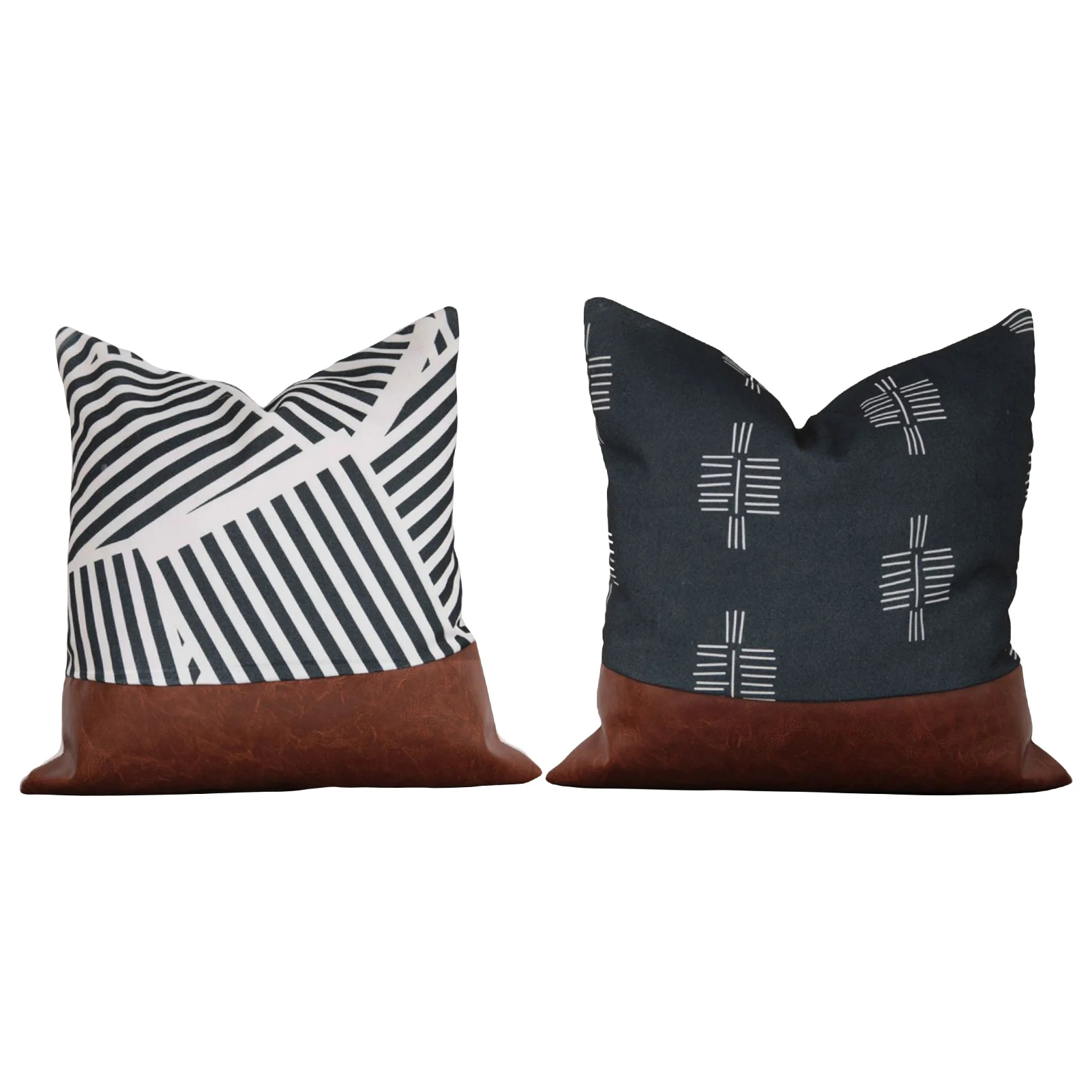 High-quality Stitching Pattern Pillow Cover Cushion Cover Artificial Leather Throw Pillow Covers Fashion Comfortable For Usual
High-quality Stitching Pattern Pillow Cover Cushion Cover Artificial Leather Throw Pillow Covers Fashion Comfortable For Usual