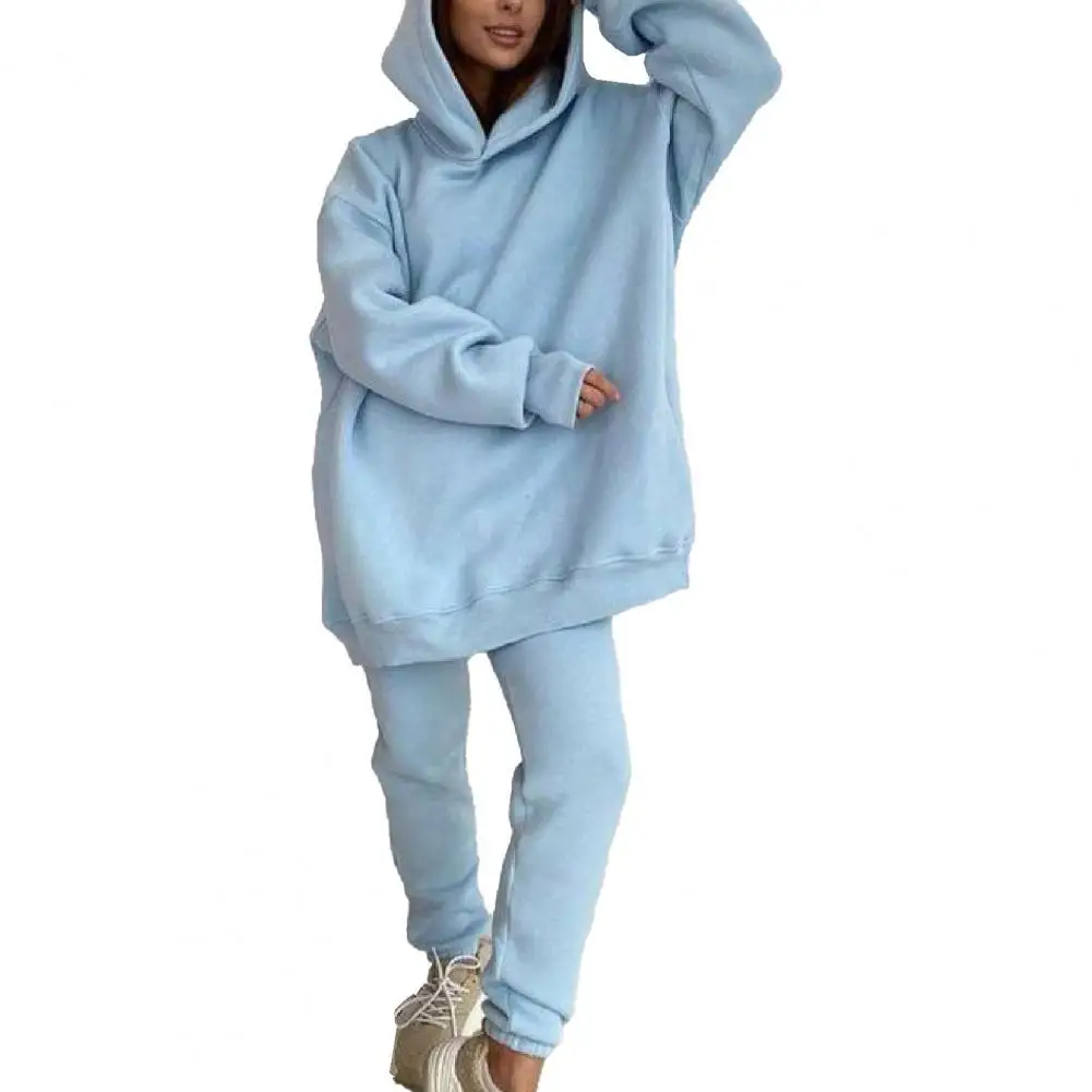 Women's tracksuit 2 Pcs/Set Hoodie Suit Solid Color Loose Elastic Waist Ankle-banded Pants Suit for Daily Wear Autumn Orange xl
Women's tracksuit 2 Pcs/Set Hoodie Suit Solid Color Loose Elastic Waist Ankle-banded Pants Suit for Daily Wear Autumn Orange xl