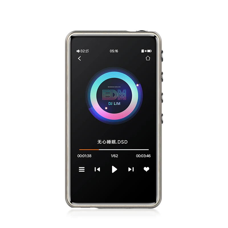 

JWM-115 Smart DSD Mastering MP3 Player Professional Lossless HiFi Protable MP3 Player Hard Solution Balanced Amplifier Z2 Z3