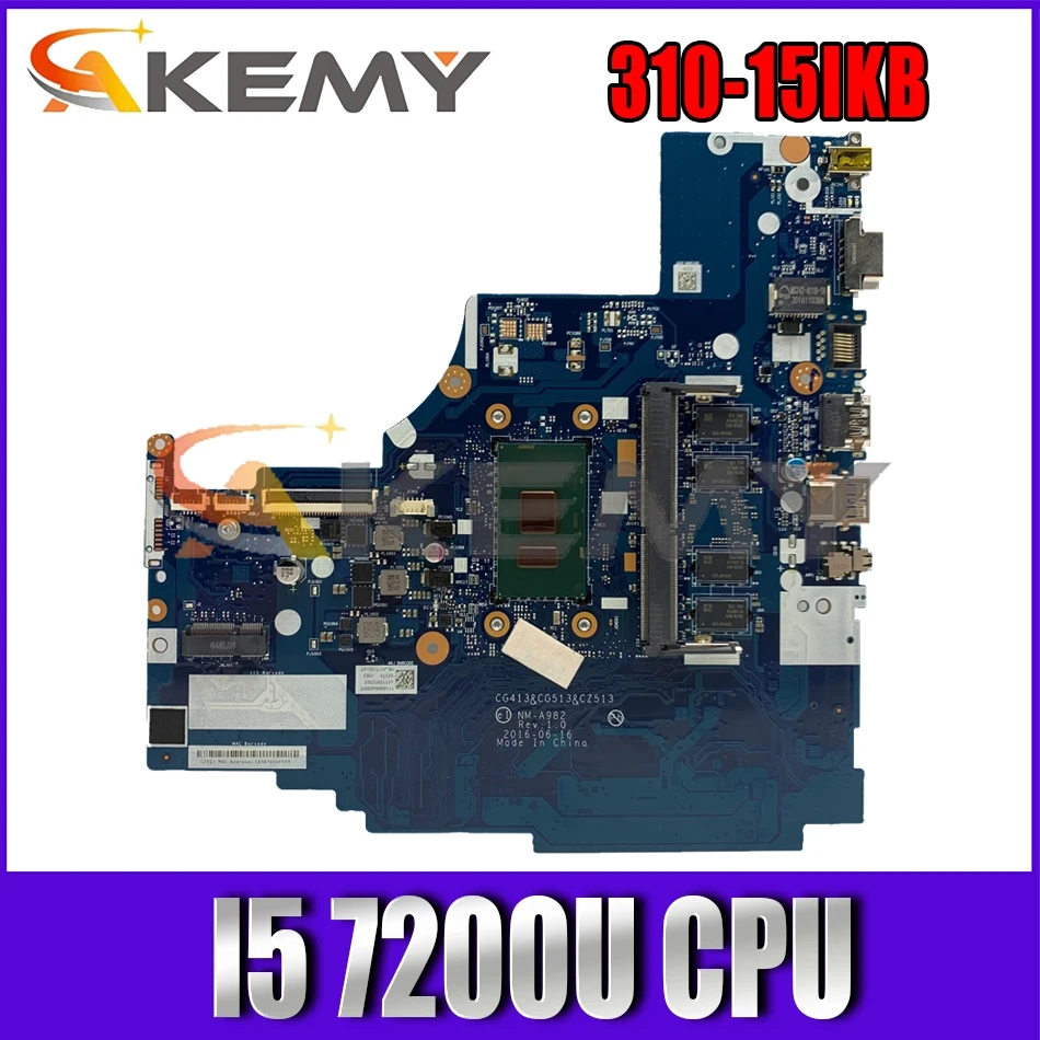 Akemy для Lenovo Xiaoxin 310-15IKB ноутбук PC материнская плата CG413 CG513 CZ513 nm-a982 I5 7200U встроенная графика ОК
Akemy для Lenovo Xiaoxin 310-15IKB ноутбук PC материнская плата CG413 CG513 CZ513 nm-a982 I5 7200U встроенная графика ОК