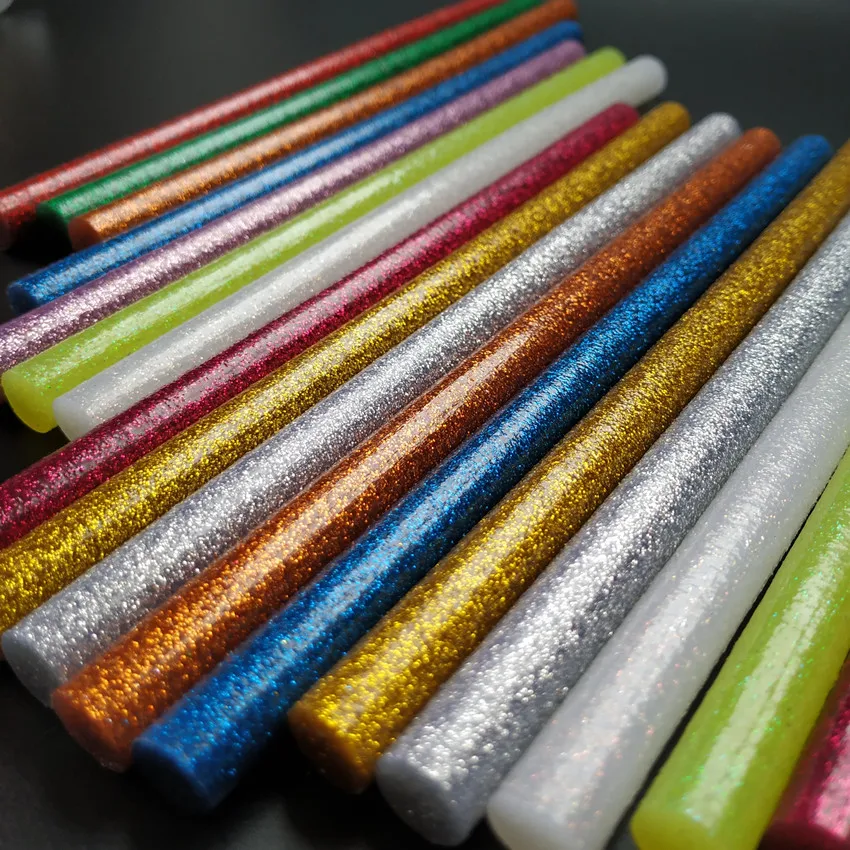 20Pcs Colored Hot Melt Glue Sticks 11mm Adhesive Assorted Glitter Glue Sticks Professional For Electric Glue Gun Craft Repair
20Pcs Colored Hot Melt Glue Sticks 11mm Adhesive Assorted Glitter Glue Sticks Professional For Electric Glue Gun Craft Repair