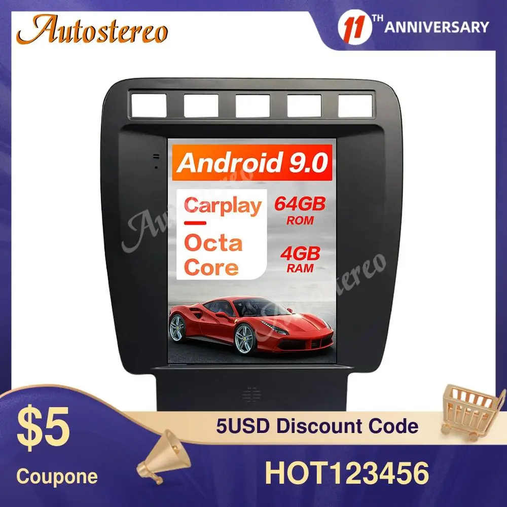 Android 9.0 Tesla style Screen Car GPS Navigation For Porsche Cayenne 2002-2010 Auto Stereo Radio Head Unit Multimedia Player
Android 9.0 Tesla style Screen Car GPS Navigation For Porsche Cayenne 2002-2010 Auto Stereo Radio Head Unit Multimedia Player