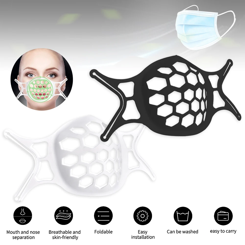 3D Mask Bracket Face Inner Support Frame Comfortable Breathing Bracket Lipstick Protector Mask Holder
3D Mask Bracket Face Inner Support Frame Comfortable Breathing Bracket Lipstick Protector Mask Holder
