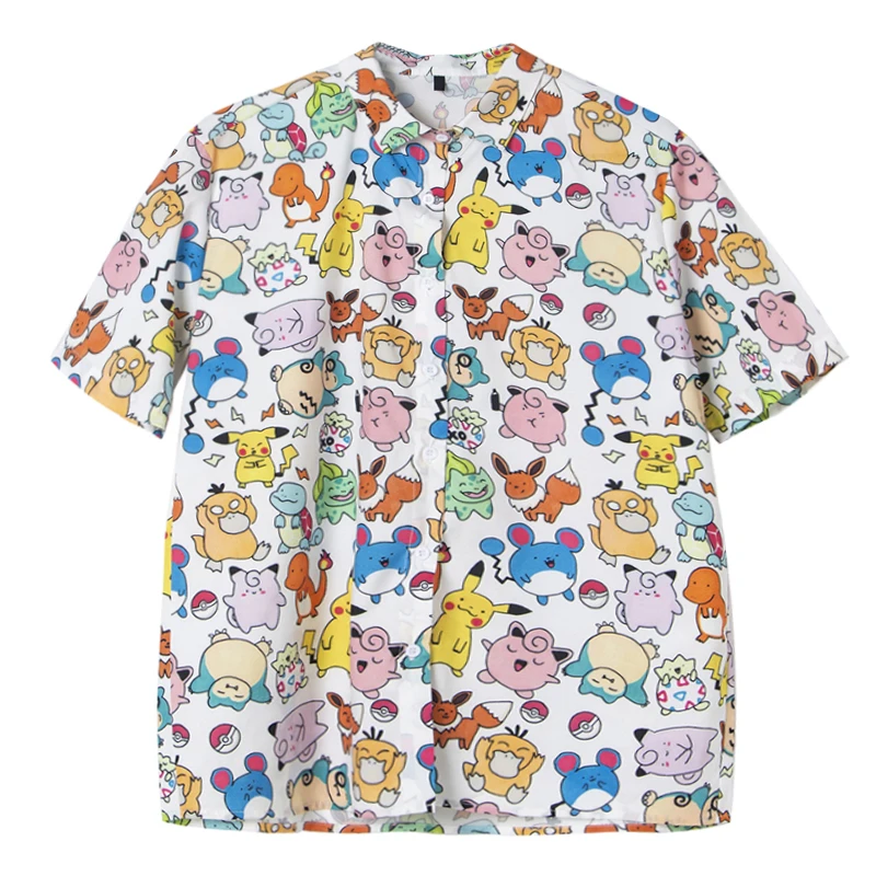 New Summer Kawaii Blouse woman Harajuku Cute Retro Cartoon Animal Print Blouses Female tops Hip hop y2k Women Chiffon Shirts
New Summer Kawaii Blouse woman Harajuku Cute Retro Cartoon Animal Print Blouses Female tops Hip hop y2k Women Chiffon Shirts