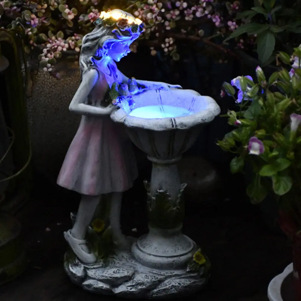 1pc Resin Figurine Solar Lamp LED Resin Girls Statue Decorative Landscape Lamp
1pc Resin Figurine Solar Lamp LED Resin Girls Statue Decorative Landscape Lamp