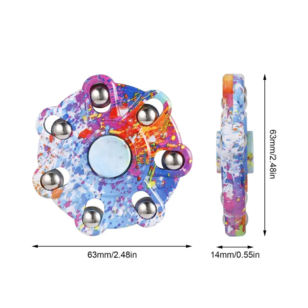 Finger Spinner Hand Spinner Toy Fast Bearing for Killing Time Relieves Stress Anxiety Autism ADHD Relax Plum Blossom
Finger Spinner Hand Spinner Toy Fast Bearing for Killing Time Relieves Stress Anxiety Autism ADHD Relax Plum Blossom