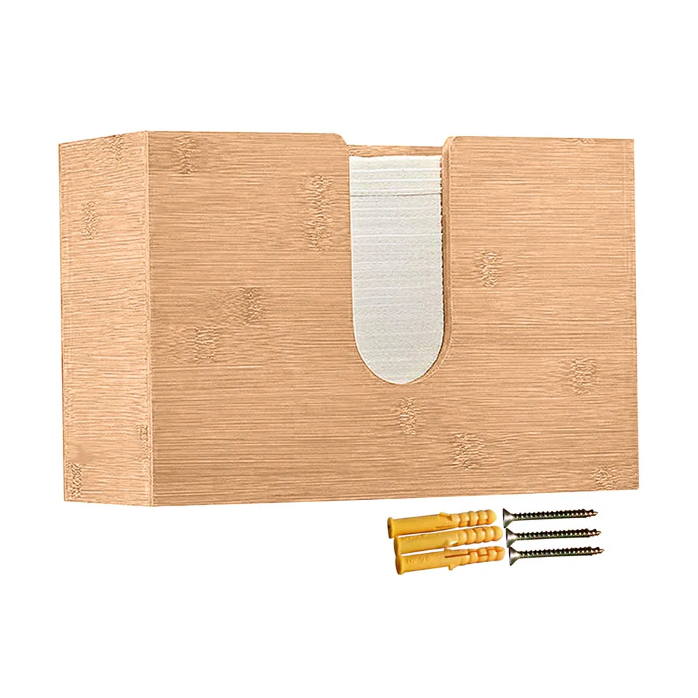 Kitchen Countertop Bamboo Paper Towel Dispenser Home Hotel Restaurant Office Desk Wall Mount Bathroom Napkin Holder Bedroom
Kitchen Countertop Bamboo Paper Towel Dispenser Home Hotel Restaurant Office Desk Wall Mount Bathroom Napkin Holder Bedroom