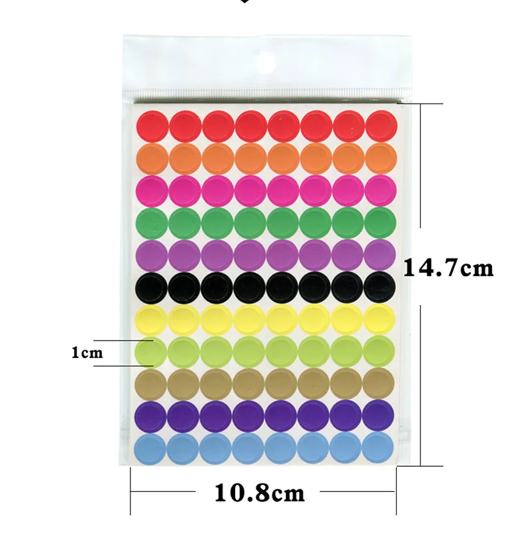 10 Sheet Round Spot Circles Sealing Stiker Paper Labels Coloured Dot Stickers Adhesive Package Label Party Decoration
10 Sheet Round Spot Circles Sealing Stiker Paper Labels Coloured Dot Stickers Adhesive Package Label Party Decoration