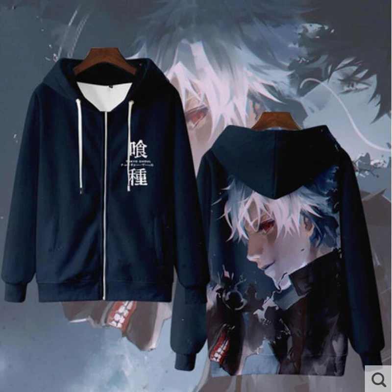 Толстовка с капюшоном на молнии для мужчин и женщин, японское аниме Токийский Гуль с 3D принтом, уличная одежда в стиле хип-хоп, канеки Кен, ку...
Толстовка с капюшоном на молнии для мужчин и женщин, японское аниме Токийский Гуль с 3D принтом, уличная одежда в стиле хип-хоп, канеки Кен, ку...
